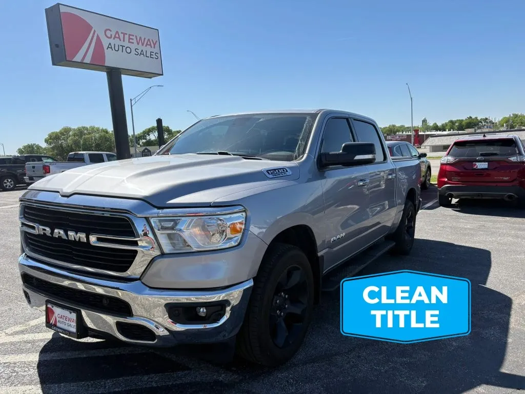 Silver 2019 Ram 1500 Crew Cab Big Horn Pickup 4D 5 1/2 ft for sale in Omaha, NE