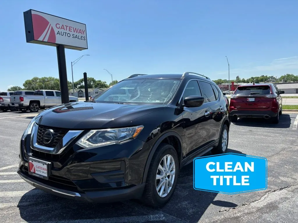 Black 2018 Nissan Rogue SV Sport Utility 4D for sale in Omaha, NE