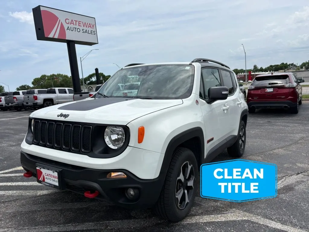 White 2020 Jeep Renegade Trailhawk Sport Utility 4D for sale in Omaha, NE