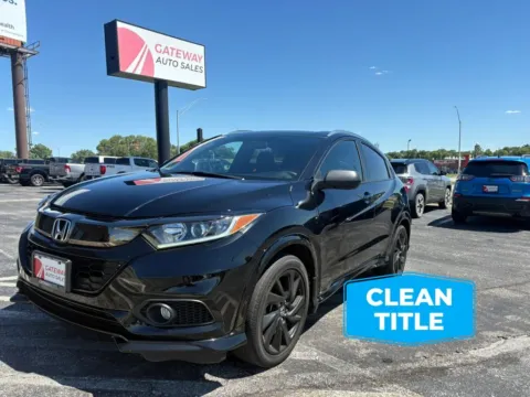 Black 2021 Honda HR-V Sport SUV 4D for sale in Omaha, NE