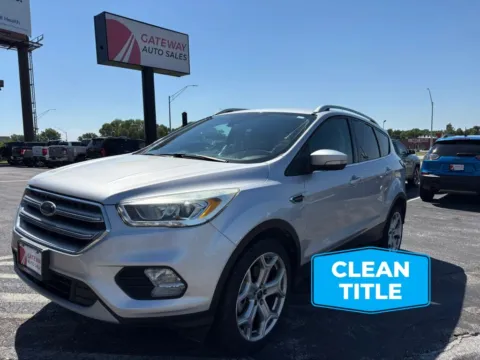 Silver 2017 Ford Escape Titanium Sport Utility 4D for sale in Omaha, NE