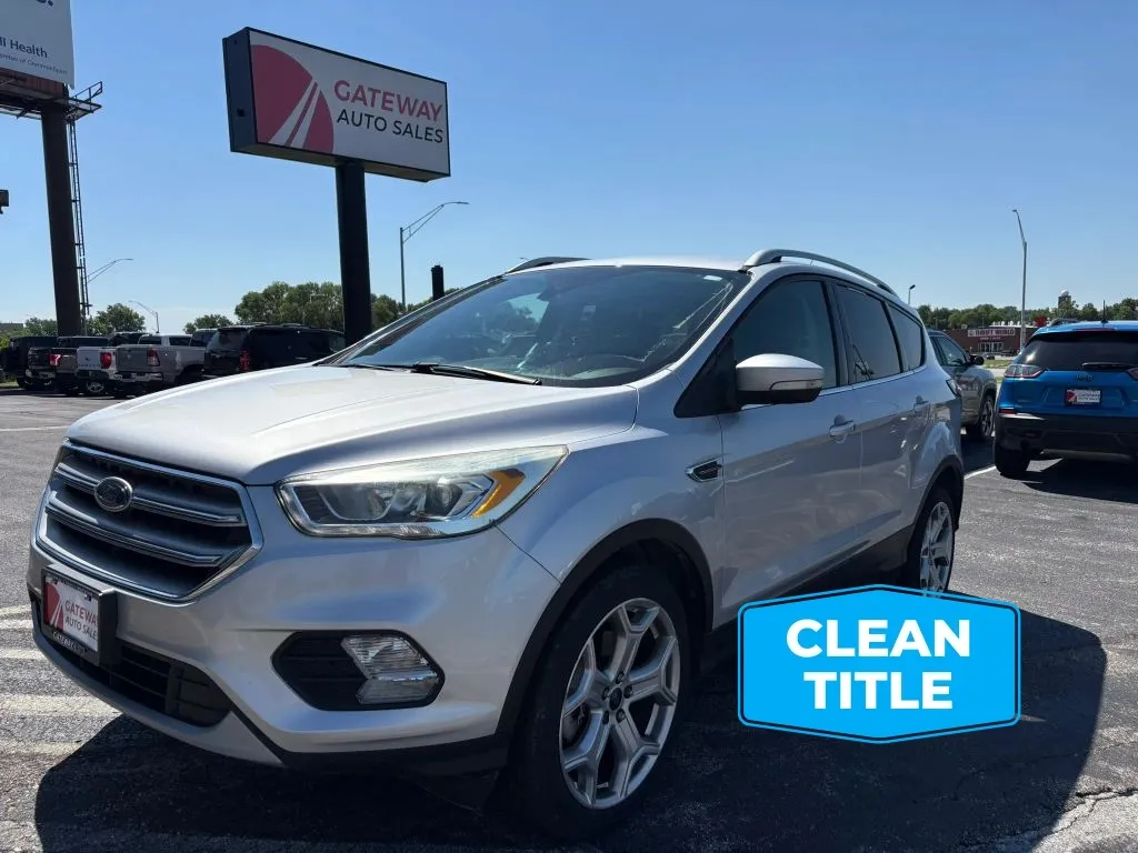 Silver 2017 Ford Escape Titanium Sport Utility 4D for sale in Omaha, NE