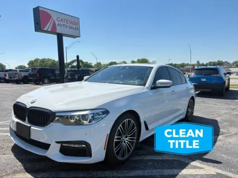 White 2018 BMW 5 Series 530i xDrive Sedan 4D for sale in Omaha, NE