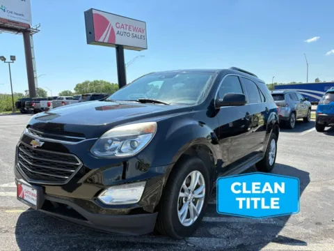 Black 2017 Chevrolet Equinox LT Sport Utility 4D for sale in Omaha, NE