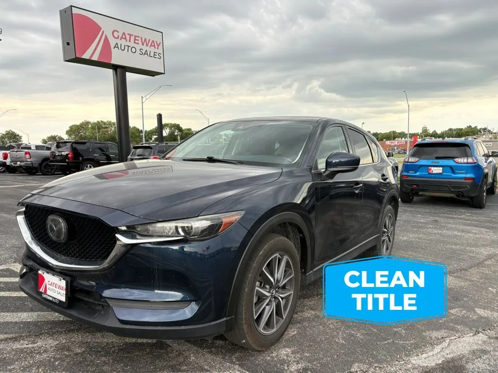 Blue 2018 MAZDA CX-5 Touring Sport Utility 4D for sale in Omaha, NE