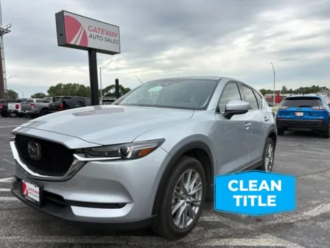 Silver 2021 MAZDA CX-5 Grand Touring Sport Utility 4D for sale in Omaha, NE
