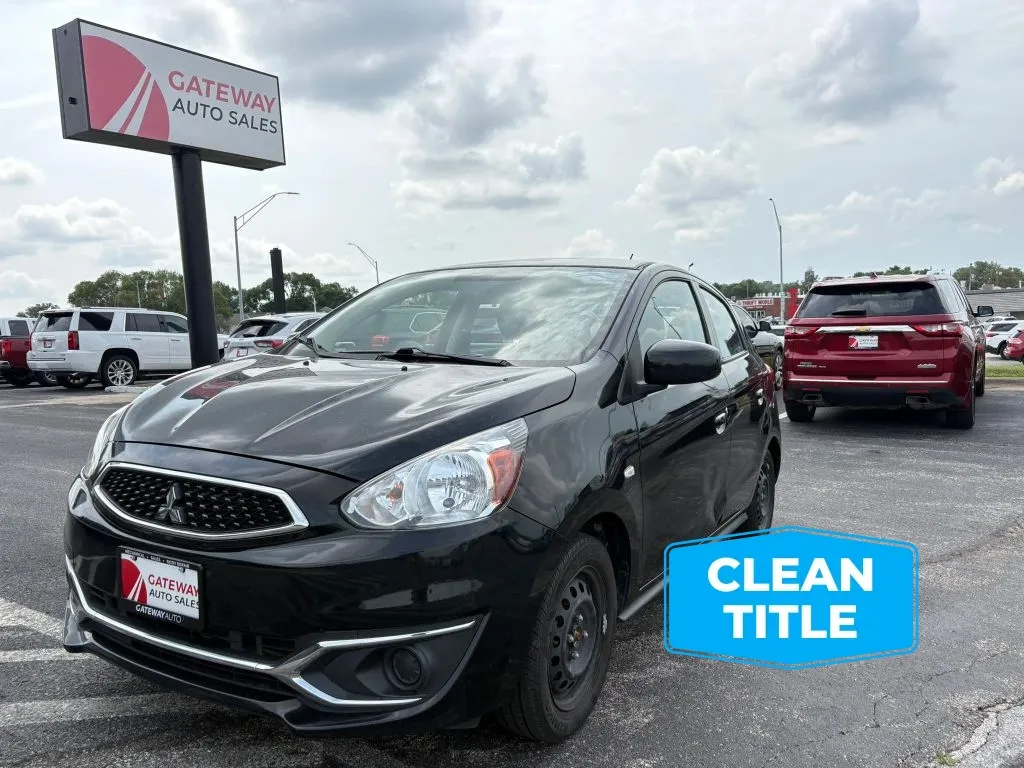 Black 2019 Mitsubishi Mirage ES Hatchback 4D for sale in Omaha, NE