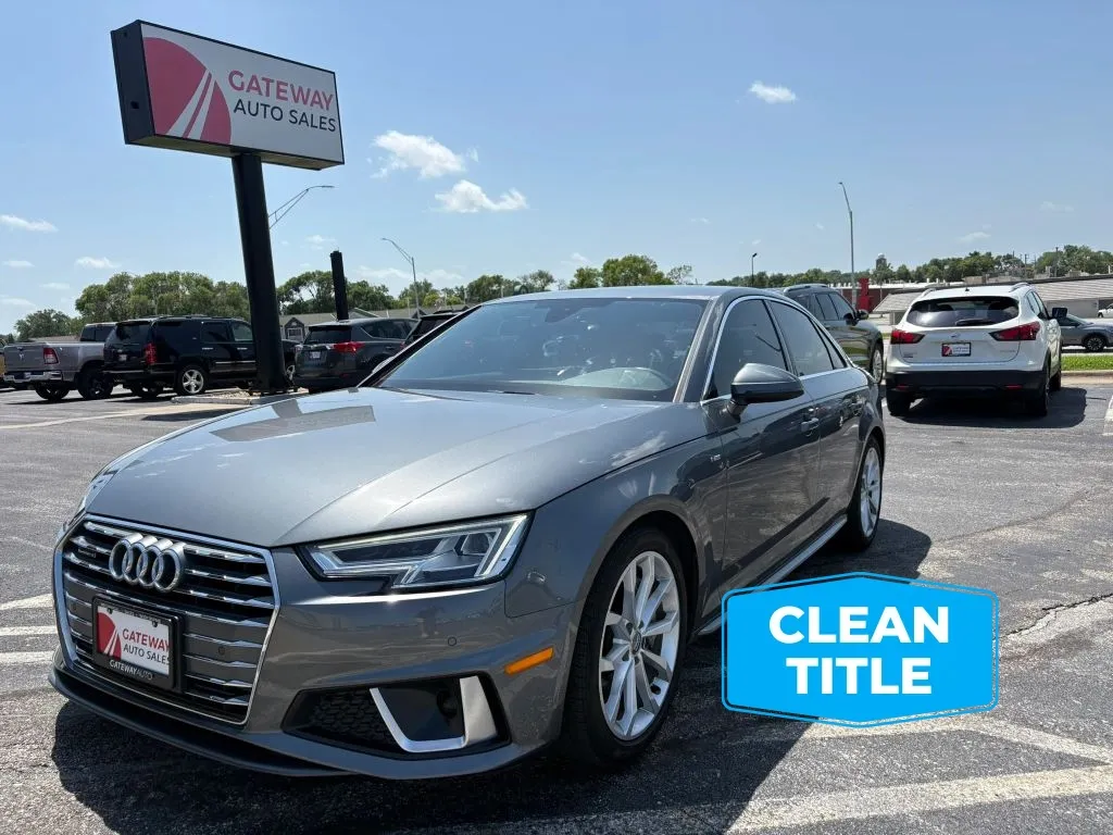 Silver 2019 Audi A4 Premium Plus Sedan 4D for sale in Omaha, NE