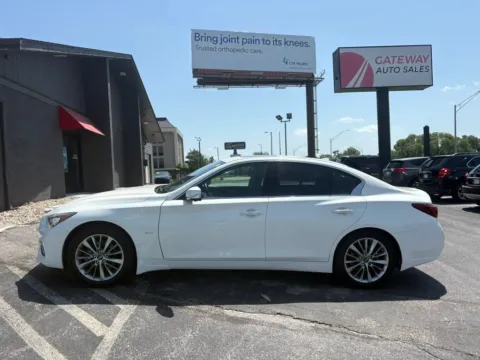 Photos of 2018 INFINITI Q50 2.0t LUXE Sedan 4D for sale in Omaha, NE at Gateway Auto Sales