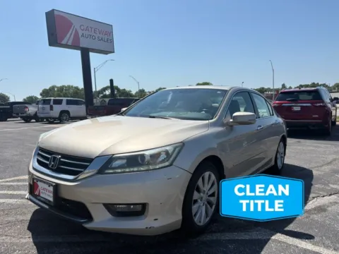 Gold 2014 Honda Accord EX-L Sedan 4D for sale in Omaha, NE