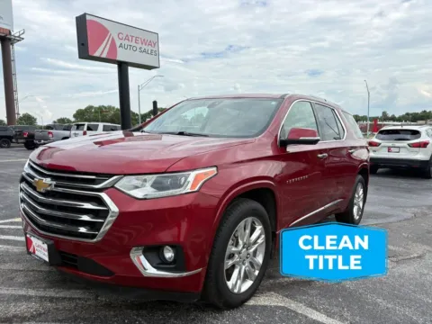 Red 2019 Chevrolet Traverse High Country Sport Utility 4D for sale in Omaha, NE