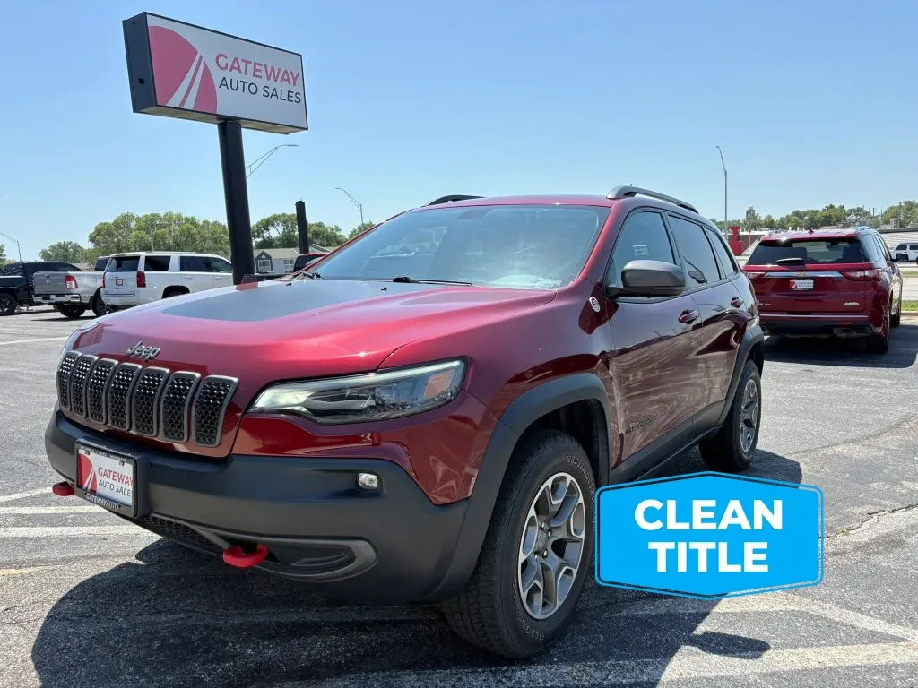 Red 2020 Jeep Cherokee TrailHawk Sport Utility 4D for sale in Omaha, NE