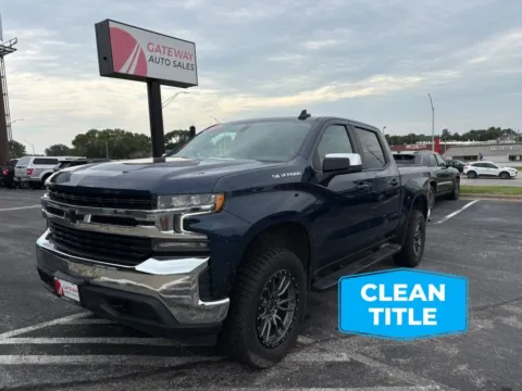 Blue 2021 Chevrolet Silverado 1500 Crew Cab LT Pickup 4D 5 3/4 ft for sale in Omaha, NE