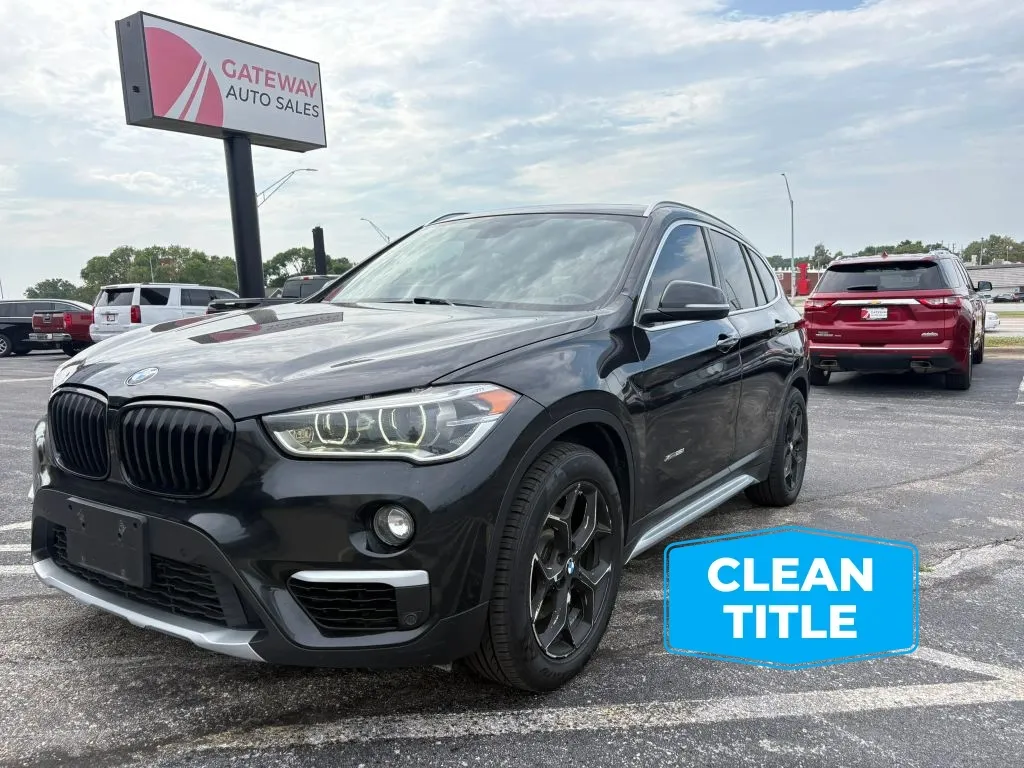 Black 2016 BMW X1 xDrive28i Sport Utility 4D for sale in Omaha, NE
