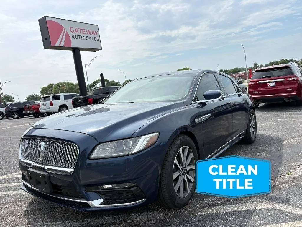 Blue 2017 Lincoln Continental Premiere Sedan 4D for sale in Omaha, NE