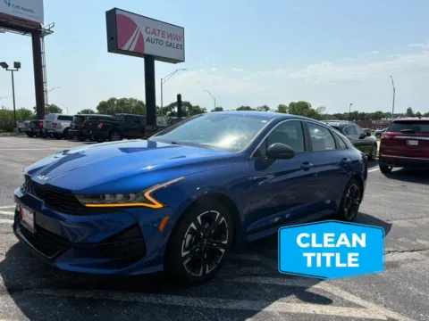 Blue 2022 Kia K5 GT-Line Sedan 4D for sale in Omaha, NE