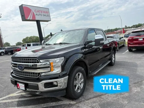 Black 2020 Ford F-150 SuperCrew Cab Lariat Pickup 4D 5 1/2 ft for sale in Omaha, NE