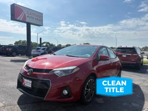 Red 2015 Toyota Corolla S Plus Sedan 4D for sale in Omaha, NE
