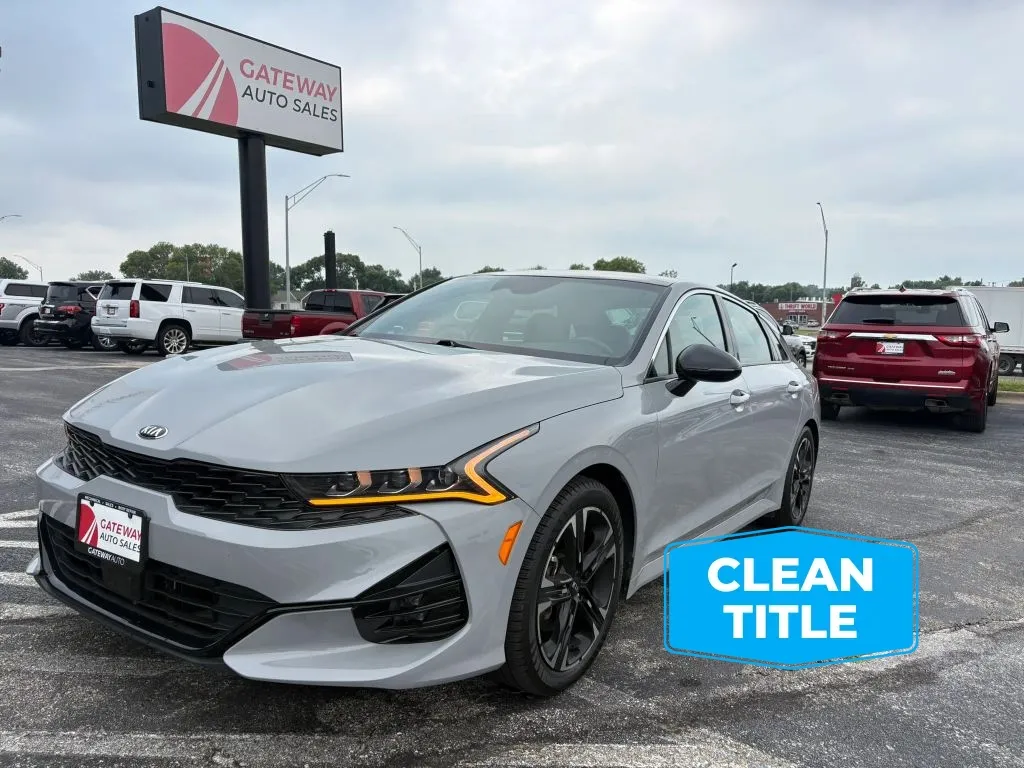 Gray 2021 Kia K5 GT-Line Sedan 4D for sale in Omaha, NE