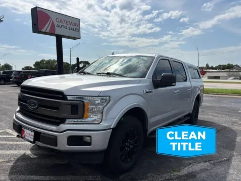 Silver 2018 Ford F-150 SuperCrew Cab XLT Pickup 4D 5 1/2 ft for sale in Omaha, NE