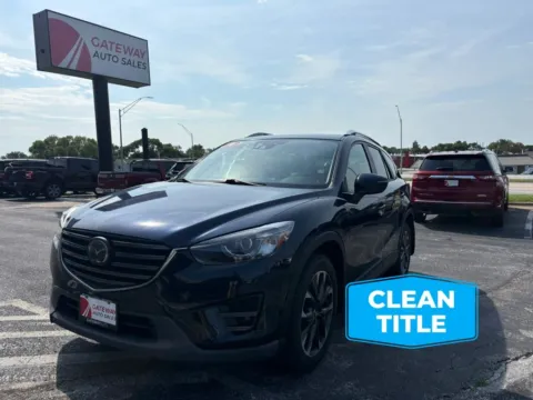 Blue 2016 MAZDA CX-5 Grand Touring Sport Utility 4D for sale in Omaha, NE