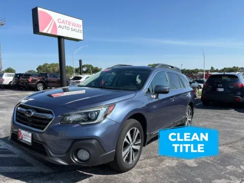 Blue 2018 Subaru Outback 2.5i Limited Wagon 4D for sale in Omaha, NE