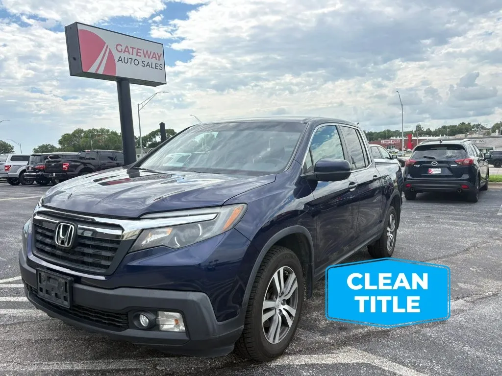 Blue 2017 Honda Ridgeline RTS Pickup 4D 5 ft for sale in Omaha, NE