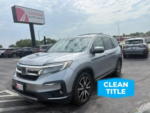 Silver 2019 Honda Pilot Elite Sport Utility 4D for sale in Omaha, NE