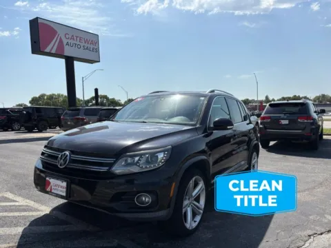 Black 2014 Volkswagen Tiguan 2.0T R-Line 4Motion Sport Utility 4D for sale in Omaha, NE