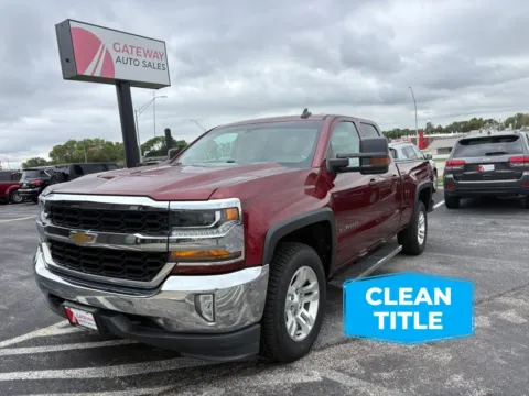Red 2017 Chevrolet Silverado 1500 Double Cab LT Pickup 4D 6 1/2 ft for sale in Omaha, NE