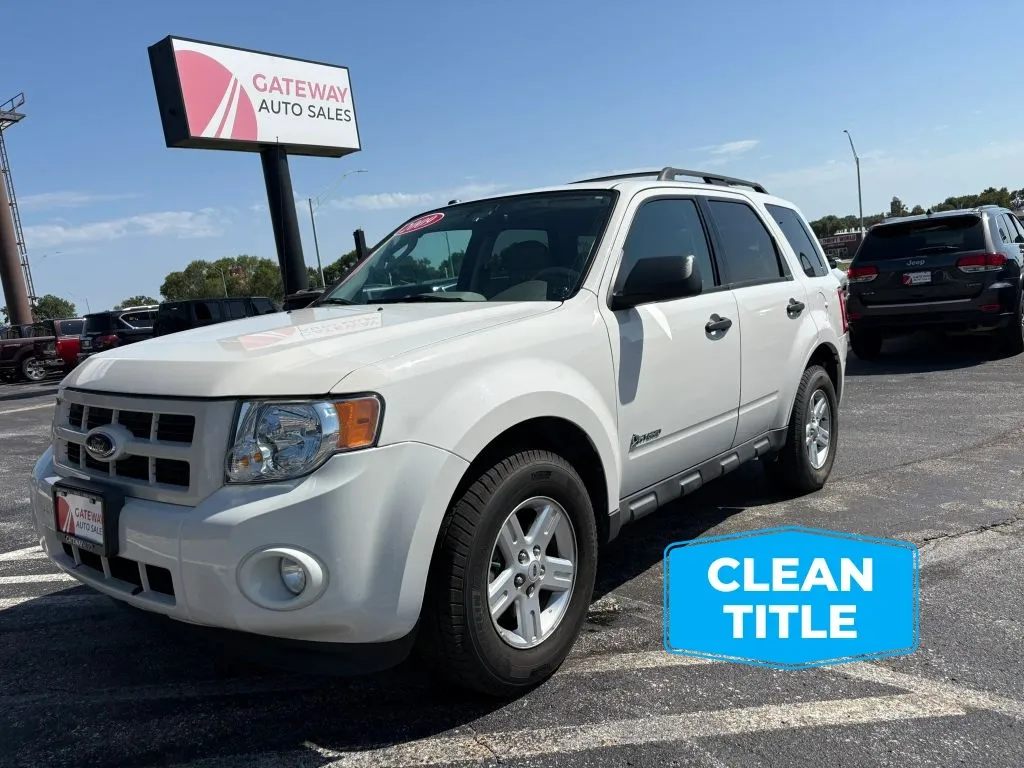White 2009 Ford Escape Limited Hybrid Sport Utility 4D for sale in Omaha, NE
