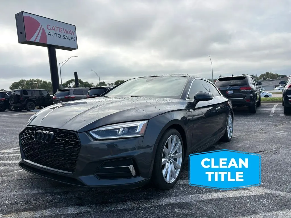 Gray 2018 Audi A5 Premium Plus Coupe 2D for sale in Omaha, NE