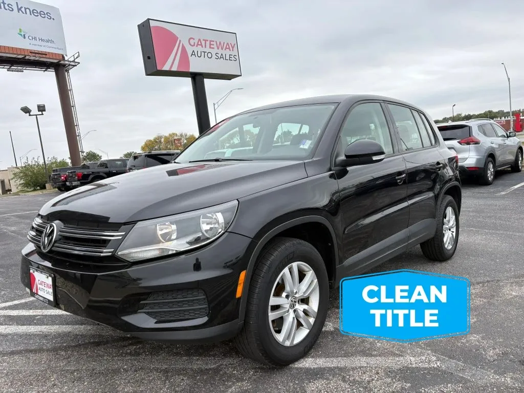 Black 2014 Volkswagen Tiguan 2.0T S Sport Utility 4D for sale in Omaha, NE