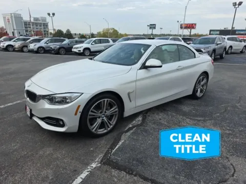 White 2016 BMW 4 Series 435i xDrive Convertible 2D for sale in Omaha, NE