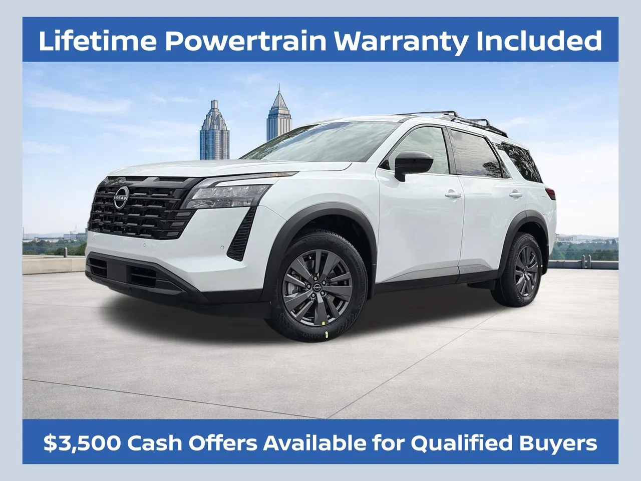 White 2026 Nissan Pathfinder SV for sale in Lithia Springs, GA