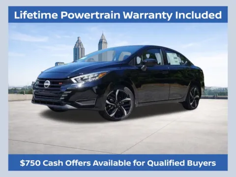 Black 2025 Nissan Versa 1.6 SR for sale in Lithia Springs, GA