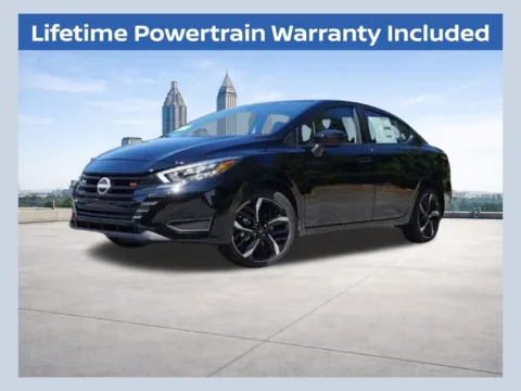 Black 2025 Nissan Versa 1.6 SR for sale in Lithia Springs, GA