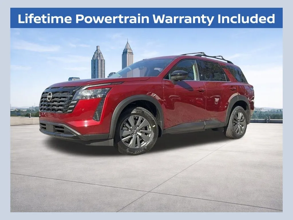 Red 2026 Nissan Pathfinder SV for sale in Lithia Springs, GA
