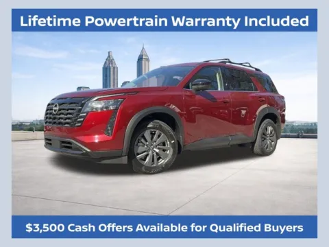 Red 2026 Nissan Pathfinder SV for sale in Lithia Springs, GA
