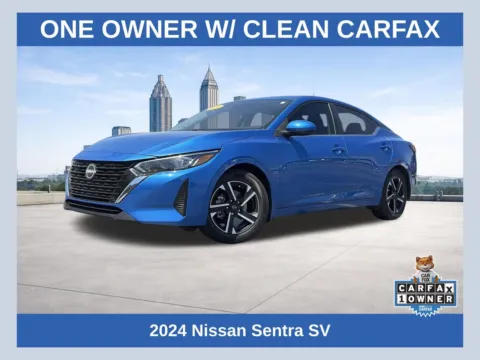 Blue 2024 Nissan Sentra SV for sale in Lithia Springs, GA
