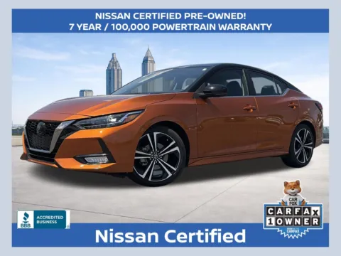 Orange 2023 Nissan Sentra SR for sale in Lithia Springs, GA