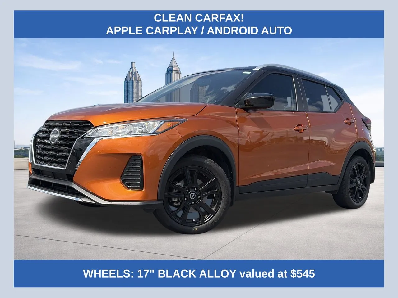Orange 2024 Nissan Kicks SV for sale in Lithia Springs, GA