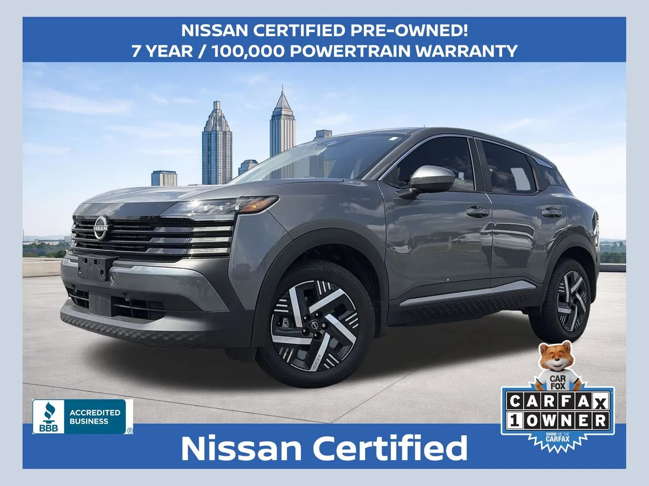 Gray 2025 Nissan Kicks SV for sale in Lithia Springs, GA