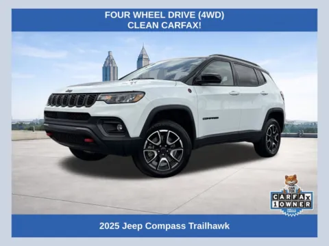 White 2025 Jeep Compass Trailhawk for sale in Lithia Springs, GA