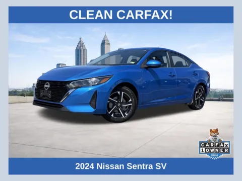 Blue 2024 Nissan Sentra SV for sale in Lithia Springs, GA