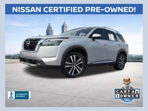 Silver 2023 Nissan Pathfinder Platinum for sale in Lithia Springs, GA