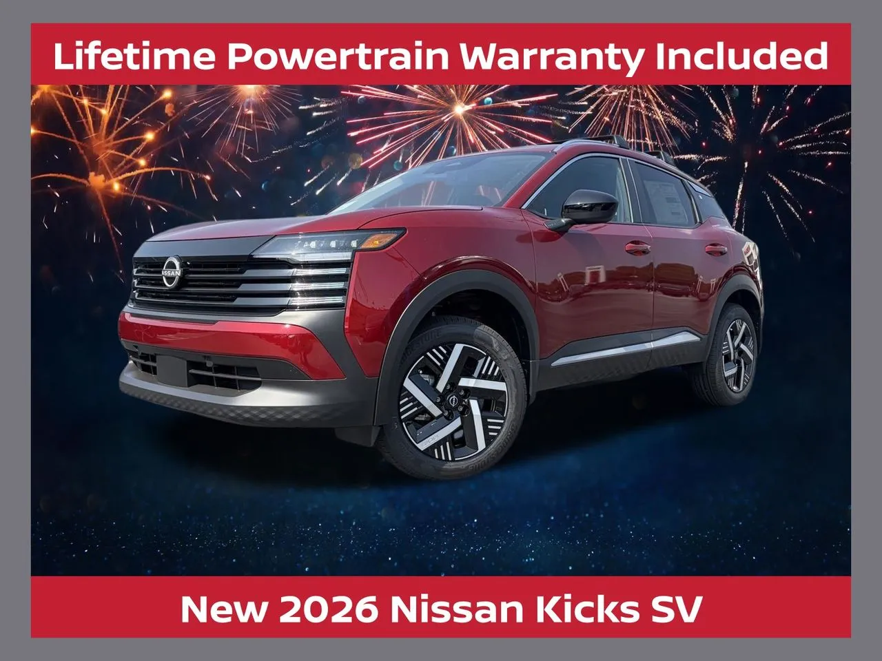Red 2026 Nissan Kicks SV for sale in Lithia Springs, GA