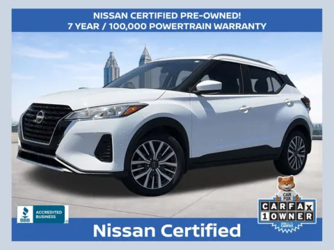 White 2023 Nissan Kicks SV for sale in Lithia Springs, GA