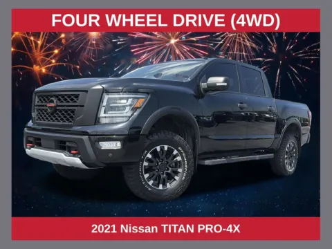 Black 2021 Nissan Titan PRO-4X for sale in Lithia Springs, GA