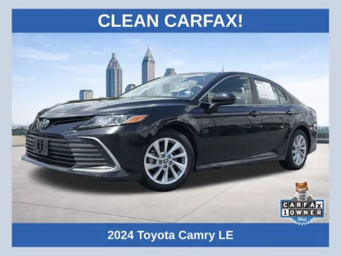 Black 2024 Toyota Camry LE for sale in Lithia Springs, GA